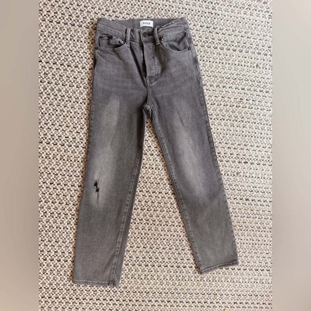 Pistola Charcoal Gray Denim Jeans